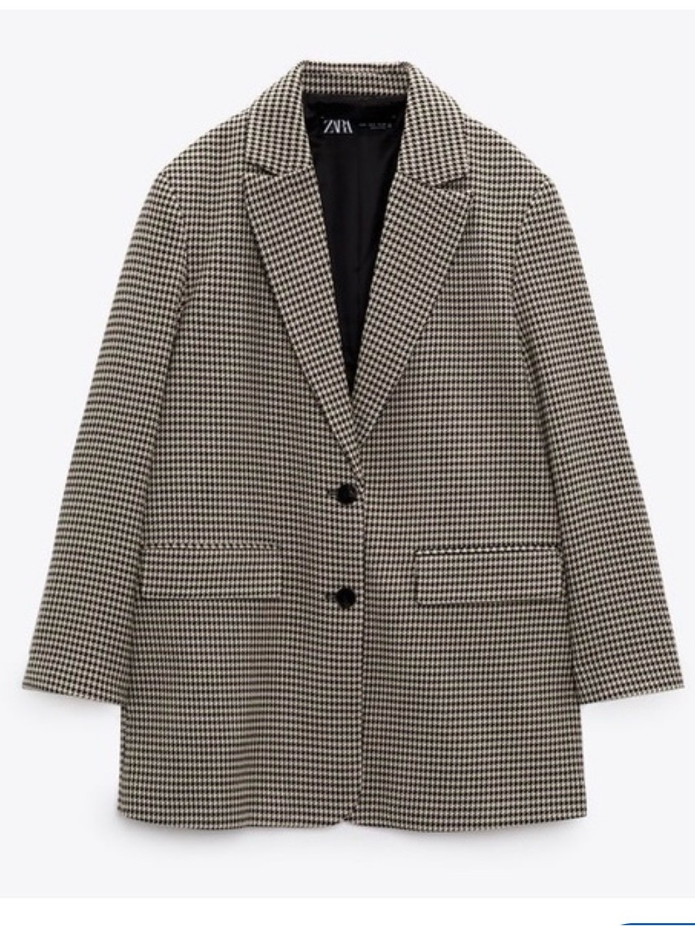 EUC ZARA Houndstooth Blazer